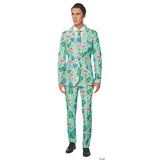 Adult Tropical Suit Costume – Funny Hawaiian Party Outfit Summer Halloween Cospl