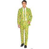 ADULT SUNNY YELLOW CACTUS SUIT XL