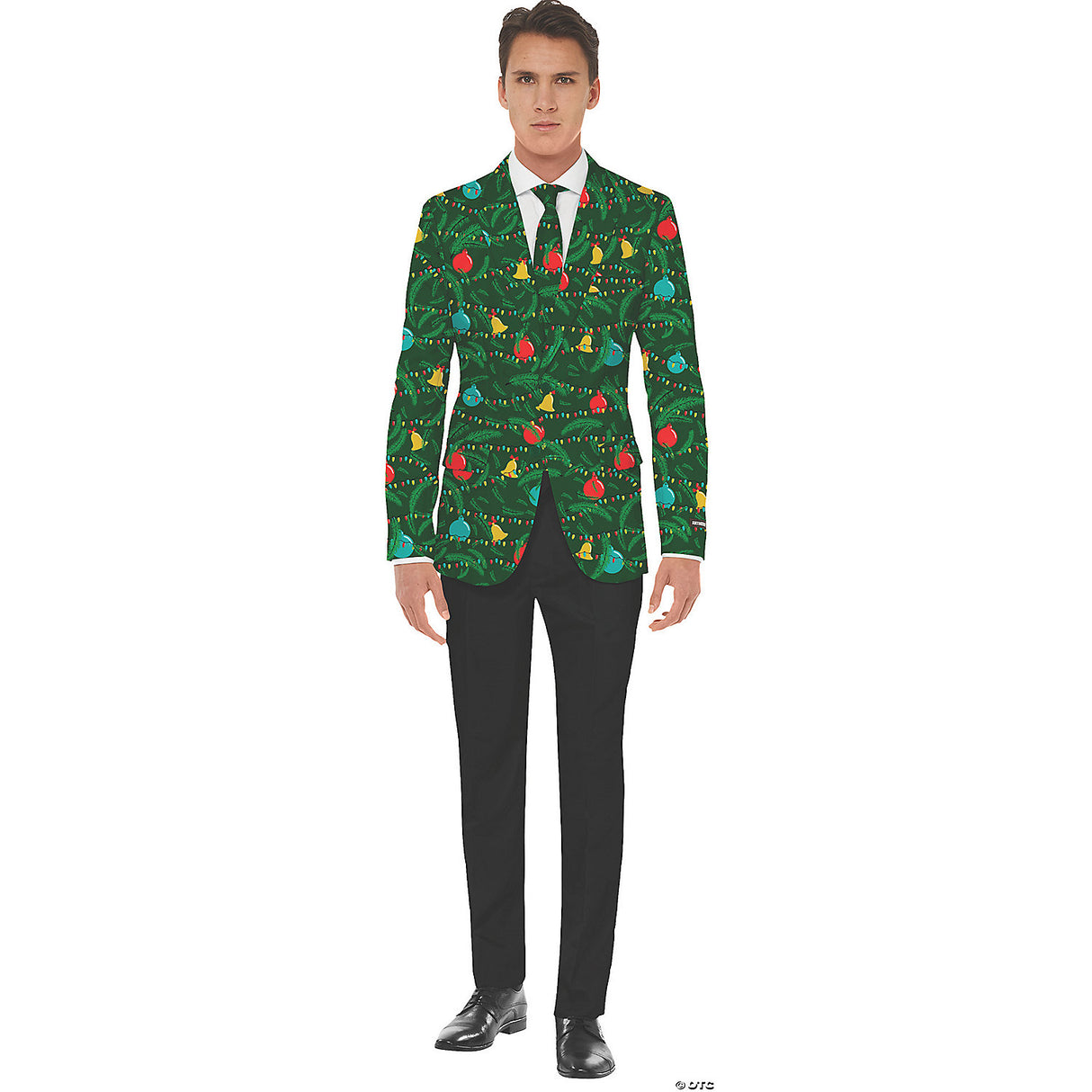 ADULT CHRISTMAS TREE JACKET AND TIE XL