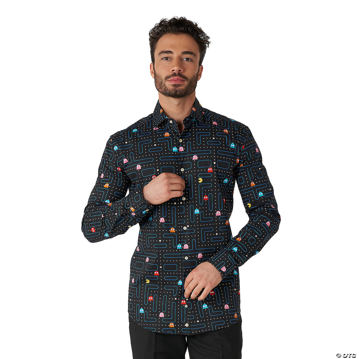 Men's Pac Man™ Dress Shirt - Medium 40-43