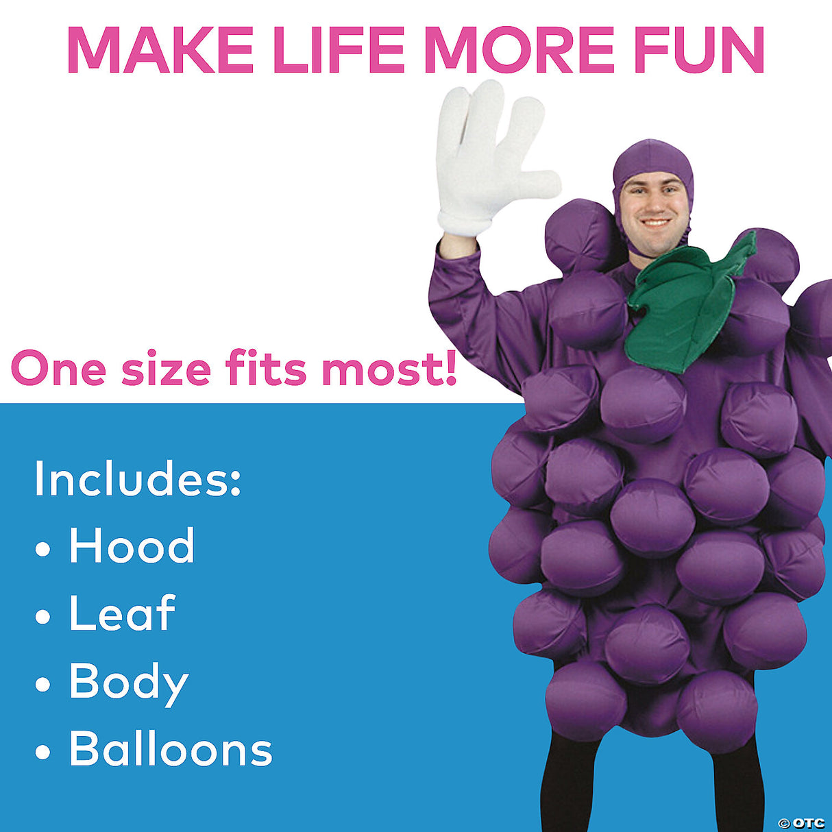 GRAPES GREEN ADULT COSTUME