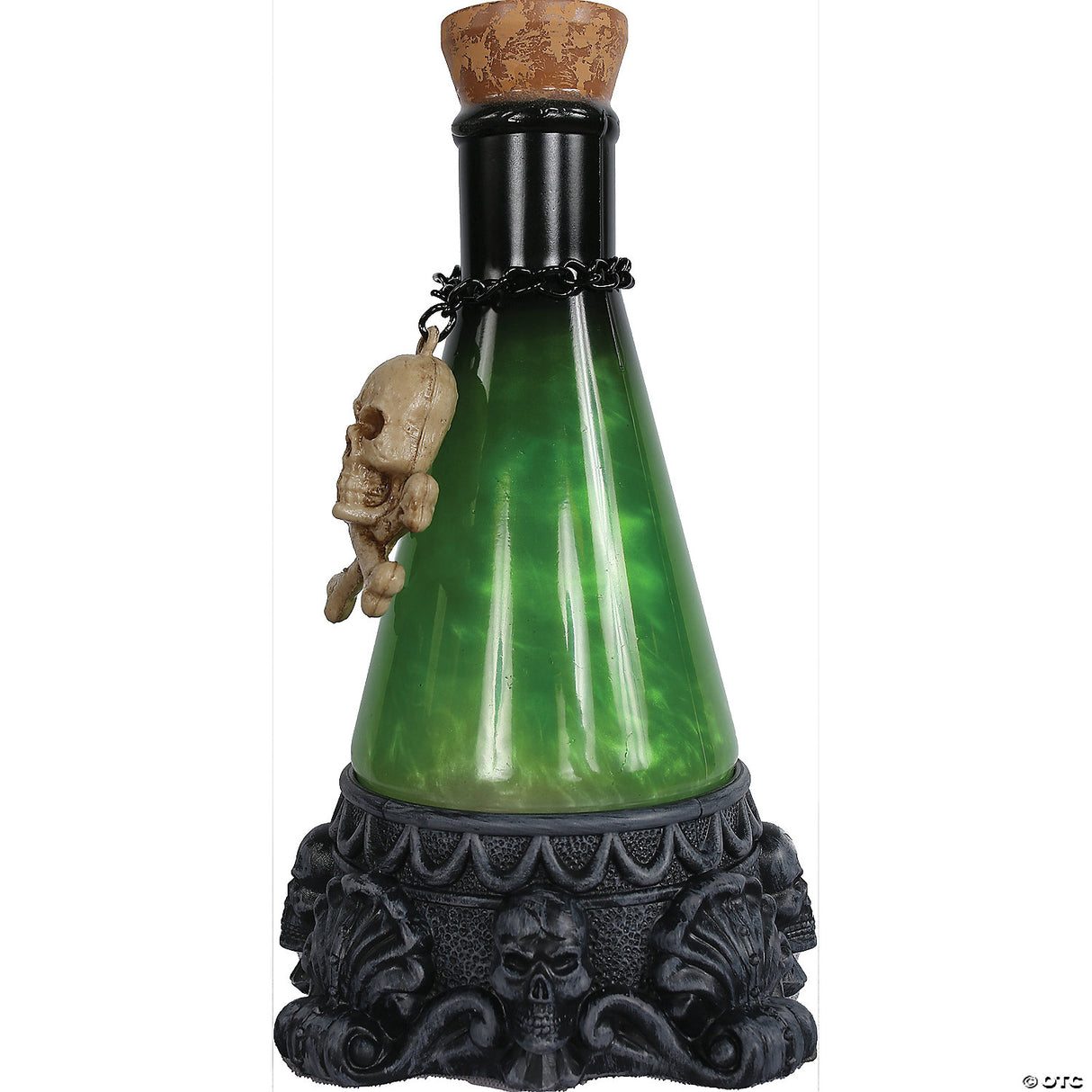 12" Green Potion Bottle Decoration