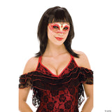 RED MASQUERADE MASK PM568973 - Halloween Costume Mask Dress Up Party Accessory