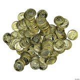 Gold Doubloons Pirate Coins – Halloween Party Treasure Prop Accessory