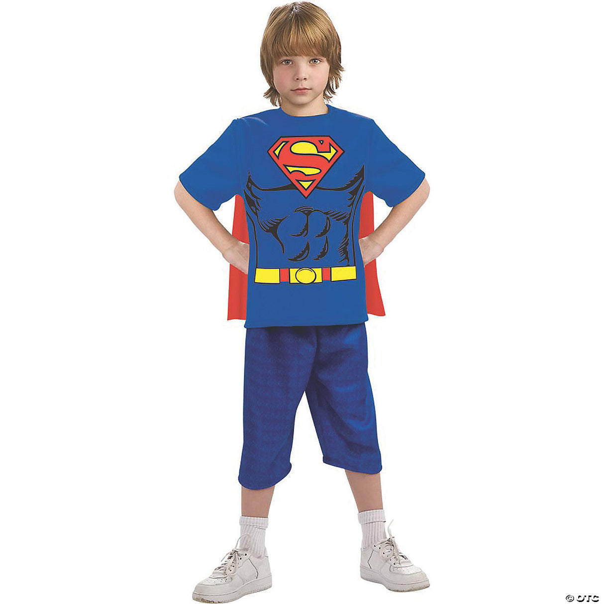 SUPERMAN CHILD SHIRT CAPE SM