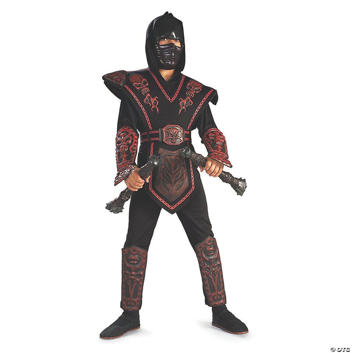 RED SKULL WARRIOR NINJA CHLD S