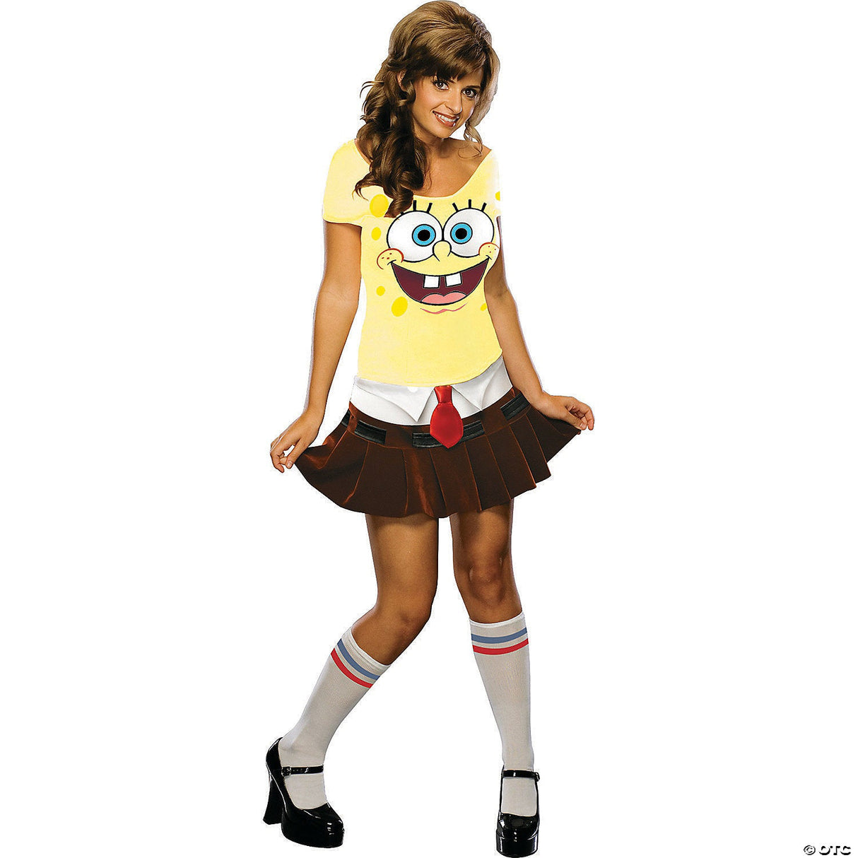 SpongeBabe Adult Costume Small Sexy Funny Bikini Sponge Halloween Cosplay Outfit