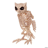 13.5" Owl Skeleton Decoration