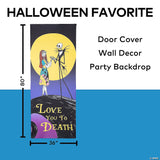 80" The Nightmare Before Christmas™ Love You To Death Wall Hanging Halloween Decoration