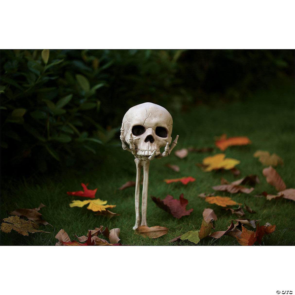 Skull In Hand Ground Breaker Lawn Decoration