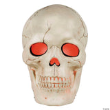 19 3/4" Animated Giant Plastic Skull Halloween Decoration