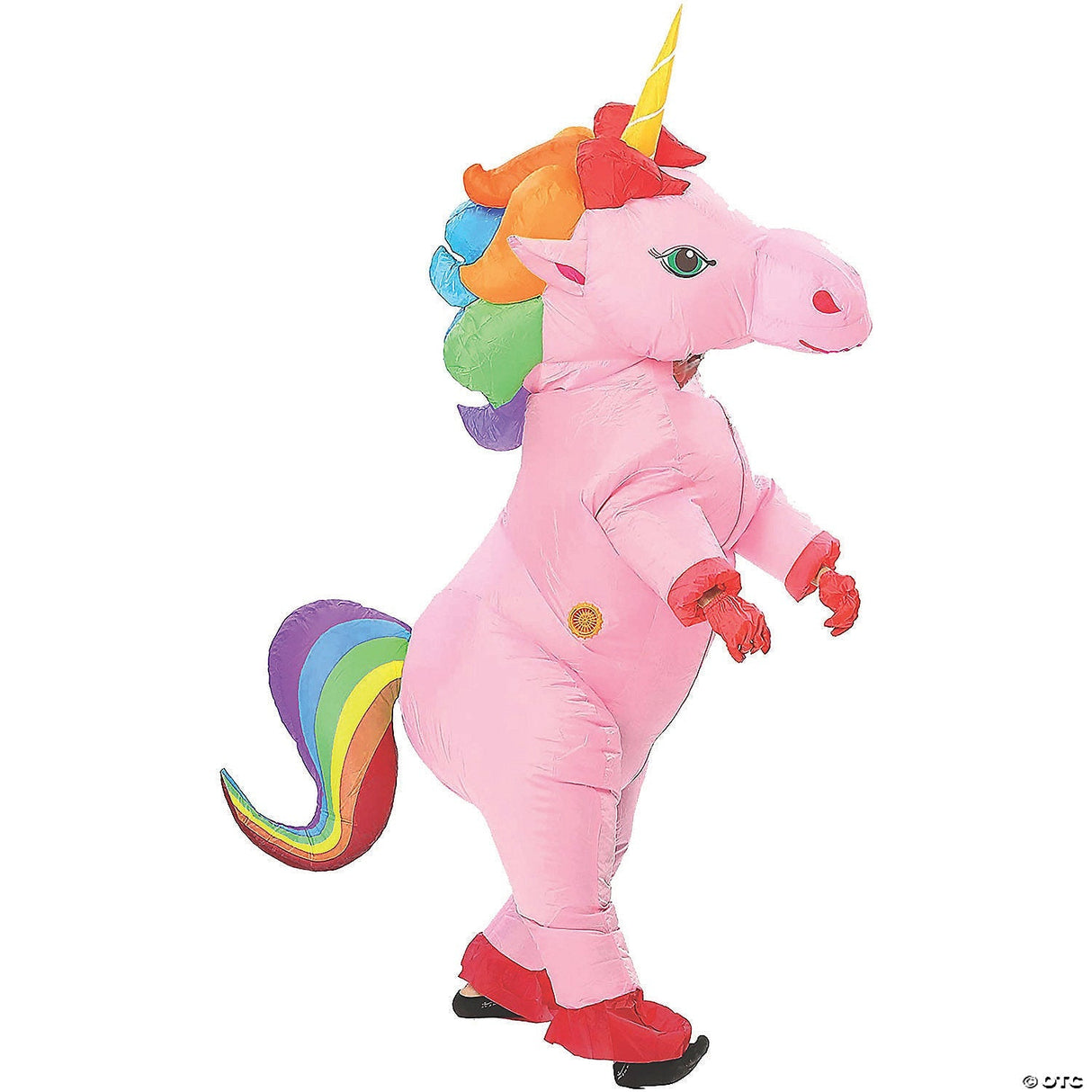 Adults Inflatable Pink Unicorn - Fantasy Halloween Party Cosplay Outfit