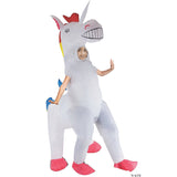 Unicorn Inflat 4 Legged Child Halloween Costume Cosplay & Party Outfit For Kids