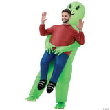 Alien Inflatable Adult Costume – Green Alien Spaceship Halloween Cosplay Outfit