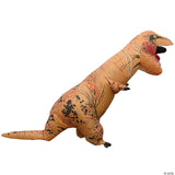 Adults Inflatable Brown T-rex Costume - Dinosaur Halloween Party Cosplay Outfit
