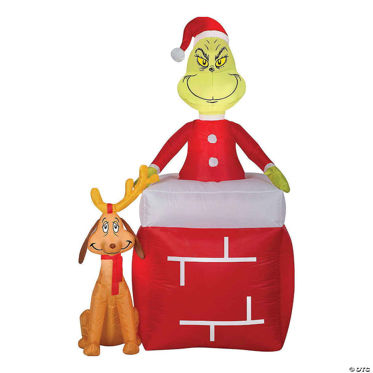 66" Blow Up Inflatable Dr. Seuss™ The Grinch & Max Outdoor Yard Decoration