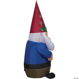 4 Ft. Blow-up Inflatable Gnome With Christmas Hat & Built-in Led Lights Outdoor Yard Decoration