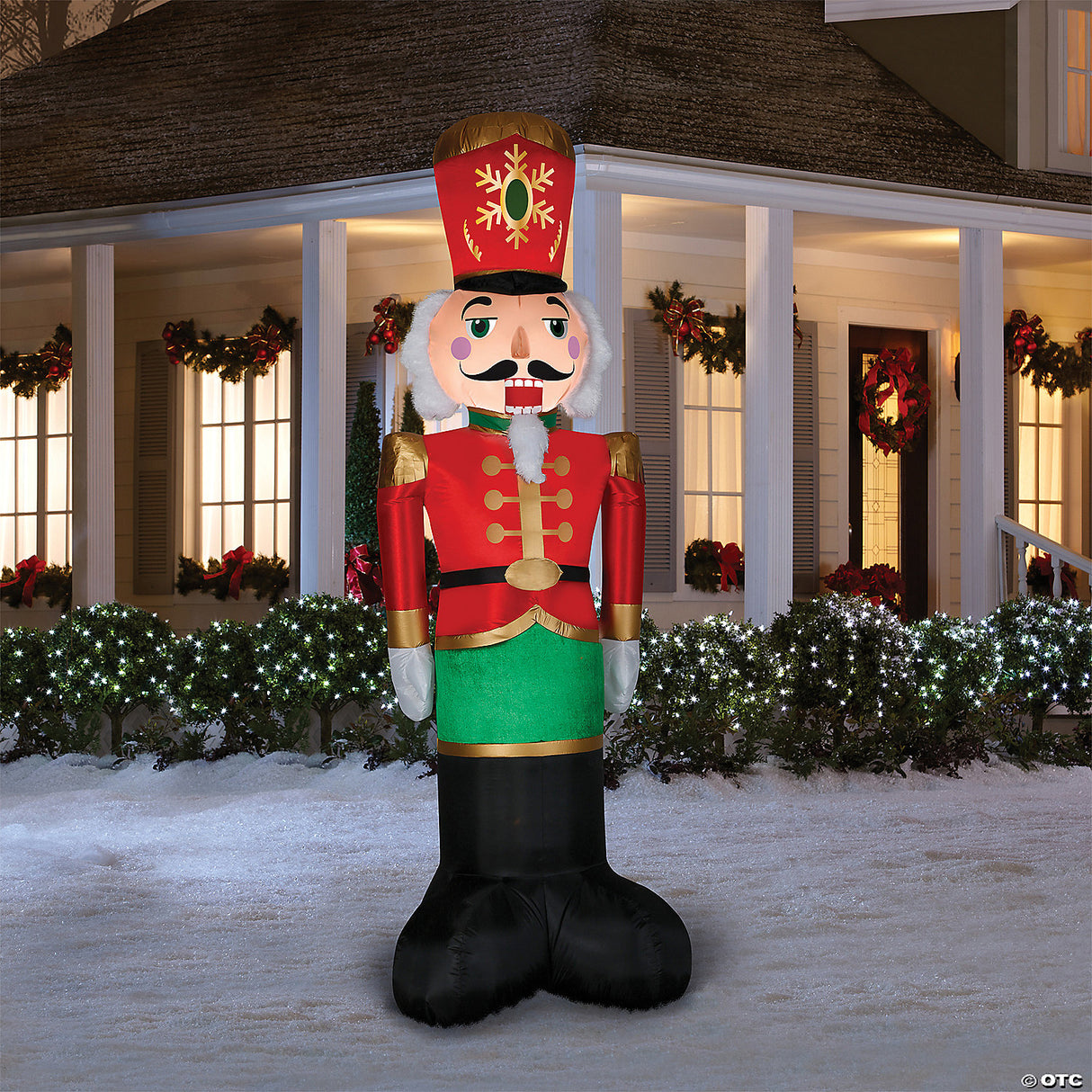 96" Blow Up Inflatable Nutcracker Outdoor Yard Decoration