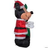 4 Ft. Airblown® Blowup Inflatable Santa Mickey & Minnie With Built-in Lights Christmas Outdoor Yard Decoration