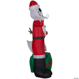 5 Ft. Airblown® Inflatable Light-up The Nightmare Before Christmas Jack & Zero Yard Decoration