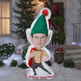 6 Ft. Blow-up Inflatable Dwight Schrute With Built-in Led Lights Outdoor Yard Decoration