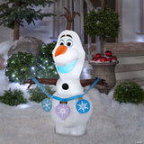 Airblown Olaf W Ornaments Sm