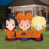 42" Blow-up Inflatable Hocus Pocus Sisters With Built-in Led Lights Outdoor Yard Decoration