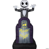 42" Blow Up Inflatable Nightmare Before Christmas Master Of Fright Jack Skellington Halloween Outdoor Yard Decoration