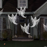 11" Lightshow® Whirl-a-motion Ghosts White Projection Light Halloween Outdoor Yard Decoration