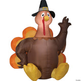 78" Blow-up Inflatable Harvest Turkey With Built-in Led Lights Outdoor Yard Decoration