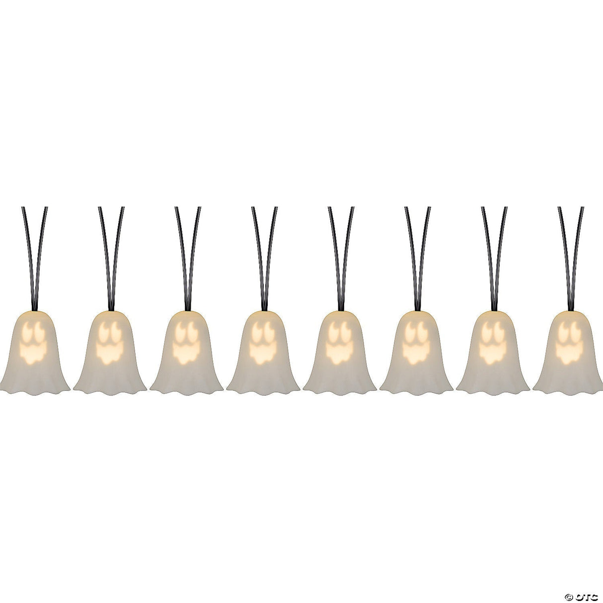 Singing Ghosts Emoteglow White Light String Halloween Decoration