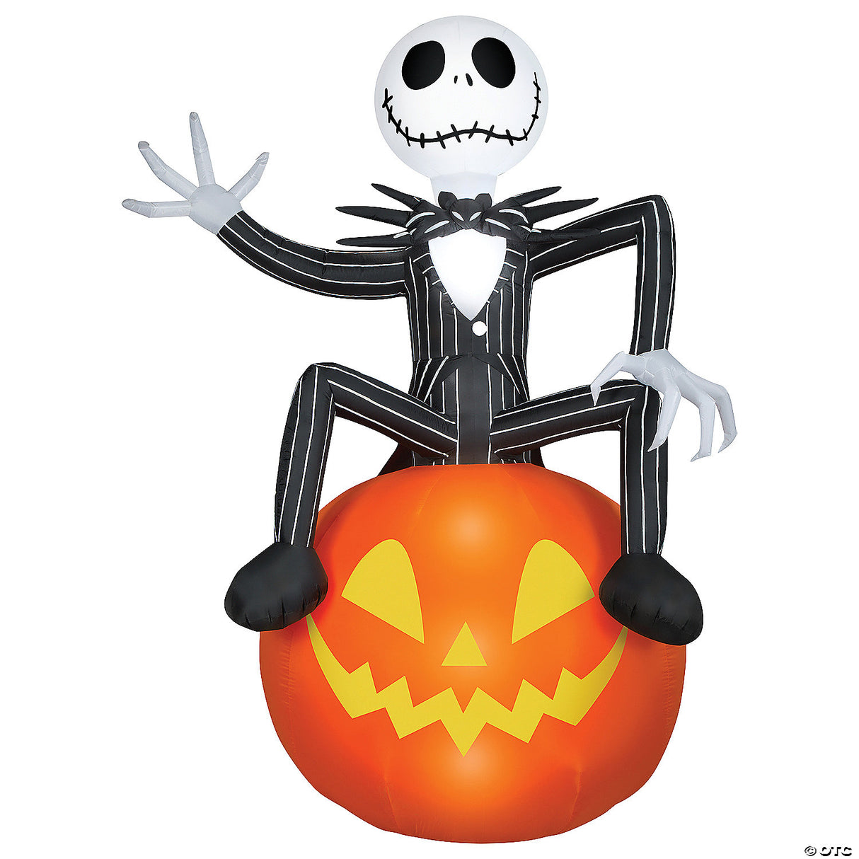 9 Ft. 6" Airblown® inflatable The Nightmare Before Christmas Jack On Pumpkin Yard Decoration