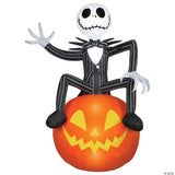 9 Ft. 6" Airblown® inflatable The Nightmare Before Christmas Jack On Pumpkin Yard Decoration