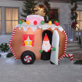 72" Outdoor Blow Up Inflatable Holy Family Nativity Outdoor Yard Decoration