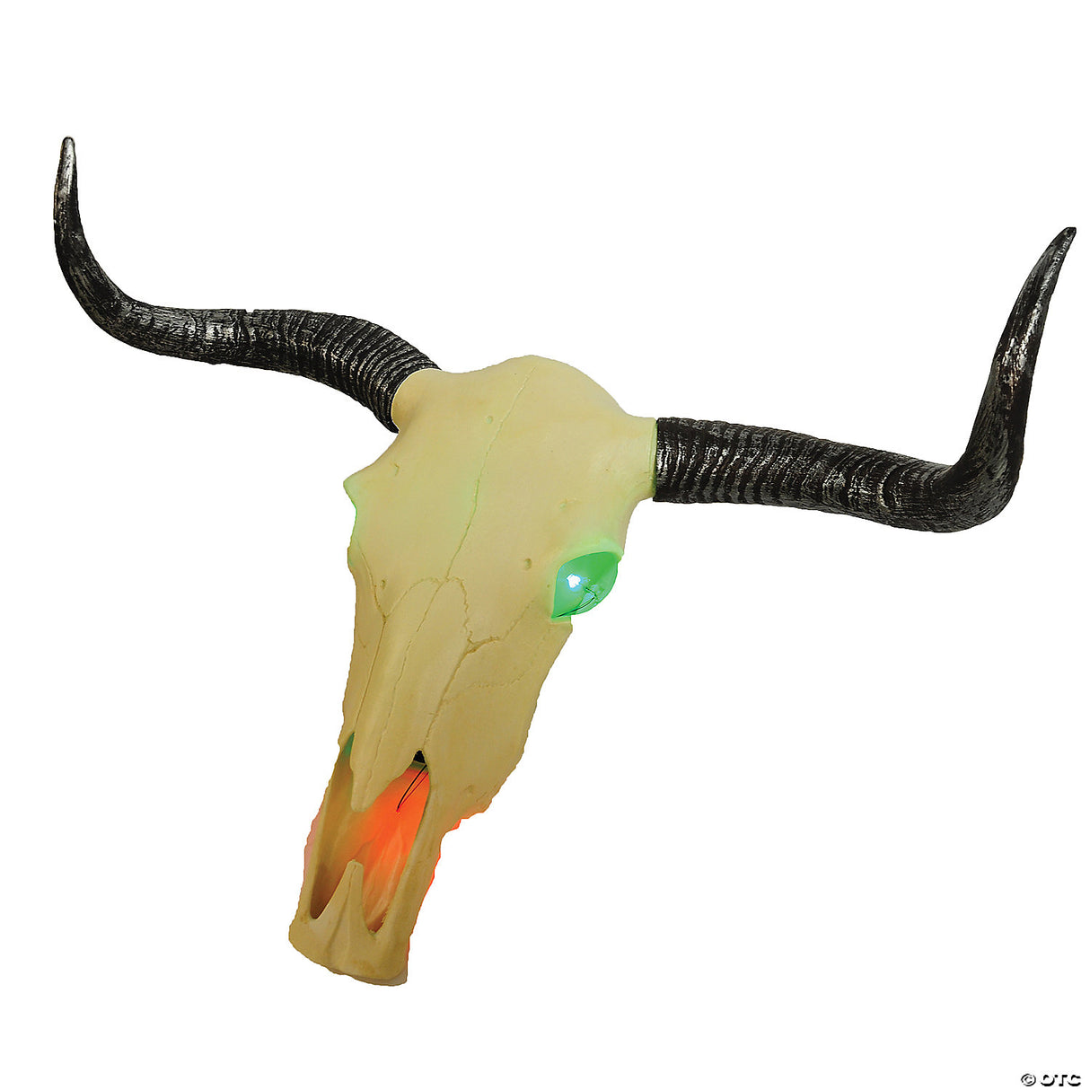 Lightup Longhorn Skull Decoration