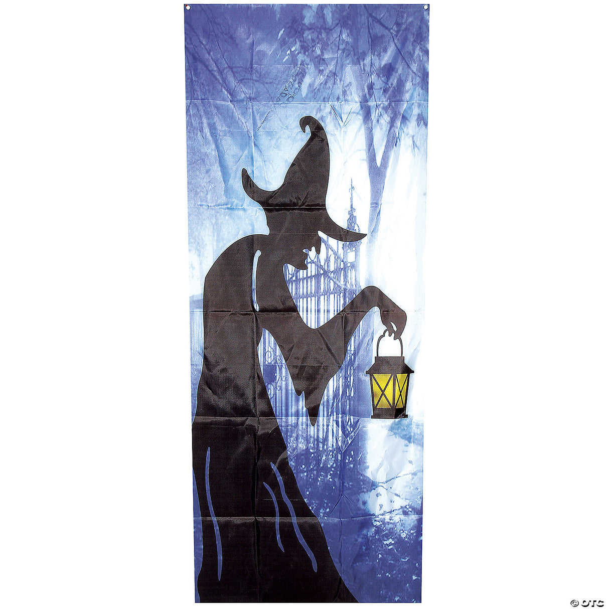 Witch With Lantern Door Curtain Decoration