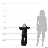 43" Hanging Skull Man Animated