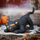 50" Blow Up Inflatable Black Cat Outdoor Halloween Yard Decoration