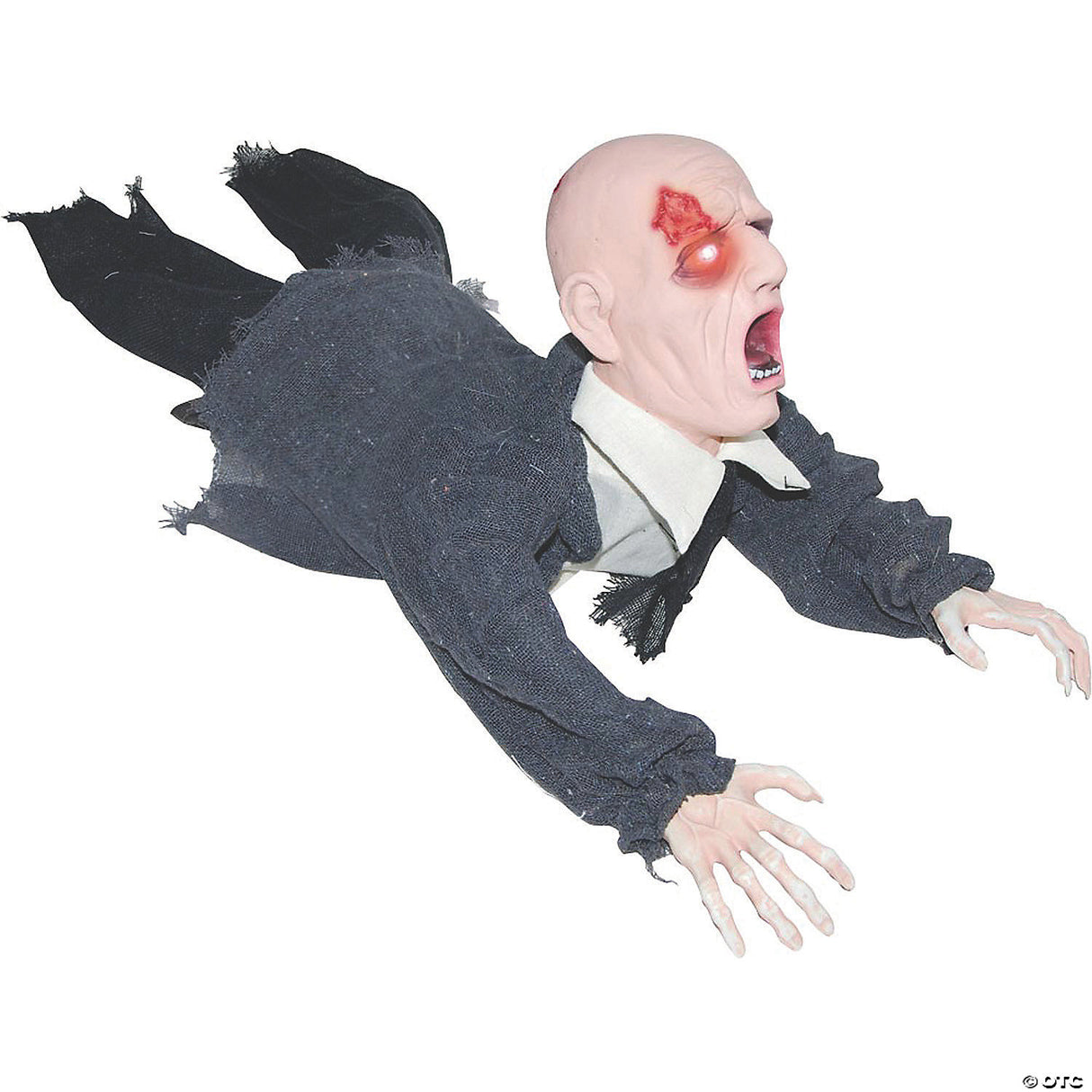 31.5" Animated Crawling Zombie Halloween Decoration