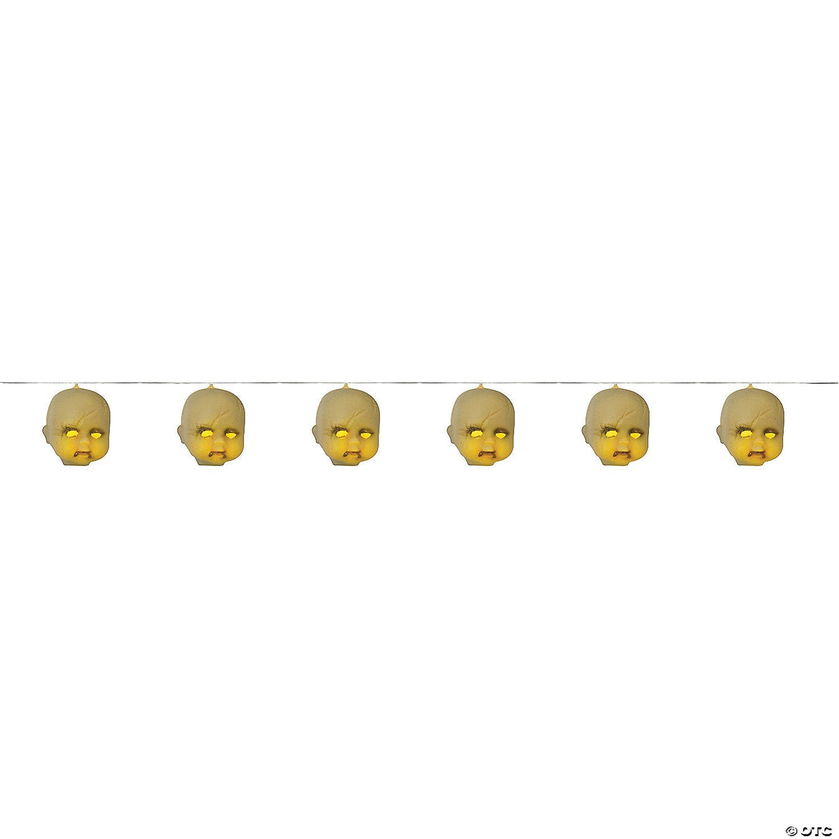 Ss78711 40-inch Light-up Baby Heads Light String – 6 Heads