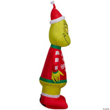 4 Ft. Airblown® Blowup Inflatable Grinch With Merry Grinchmas Ugly Sweater & Built-in Lights Christmas Outdoor Yard Decoration