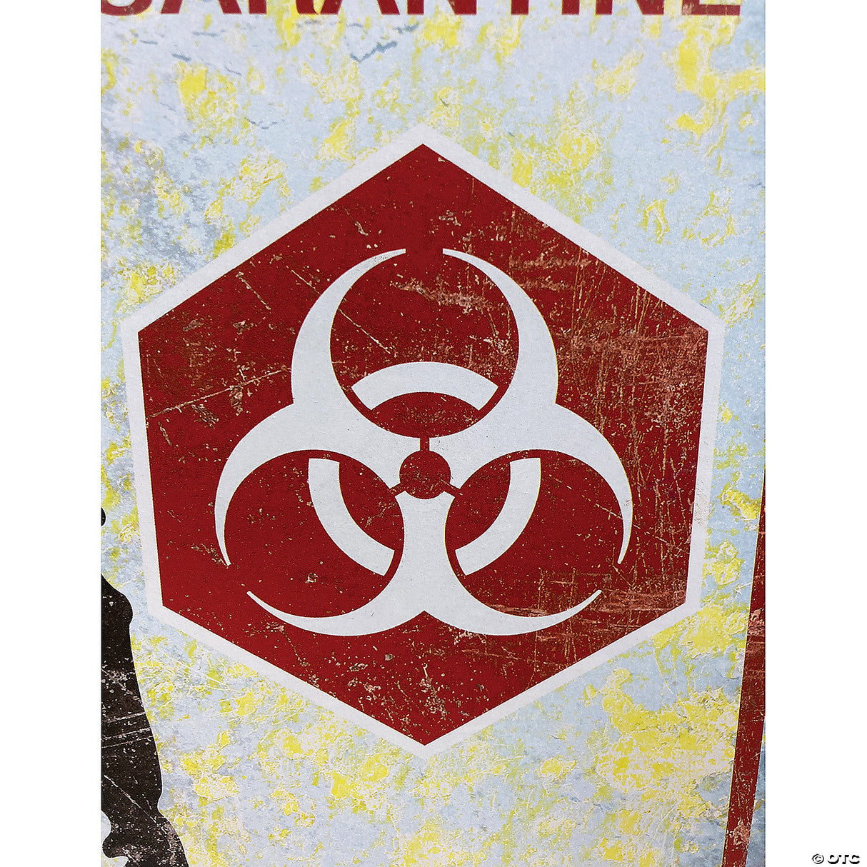 Metal Zombie Outbreak Sign