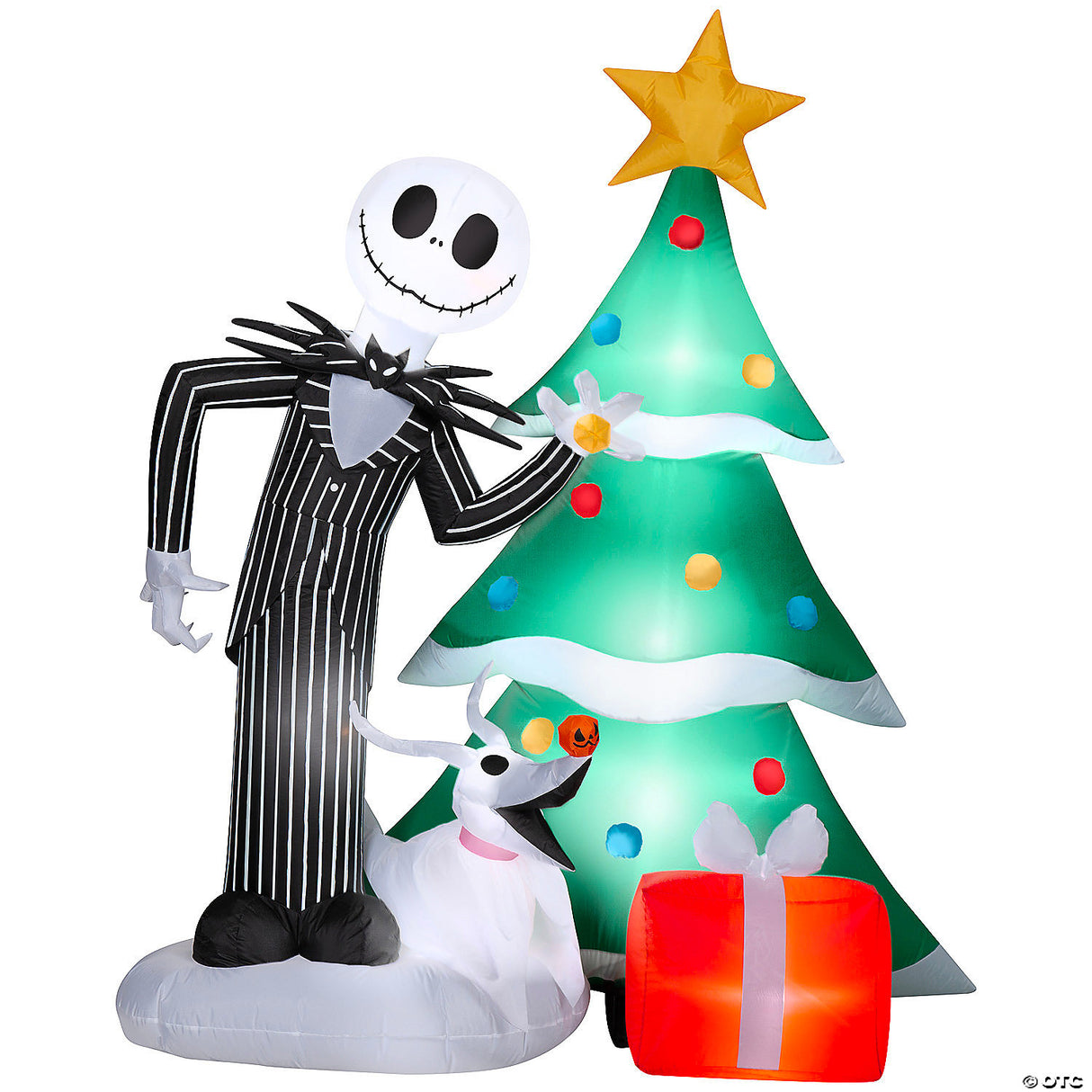 Airblown-jack And Zero Christmas Tree