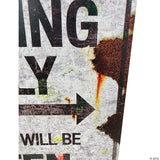 Metal Zombie Parking Sign