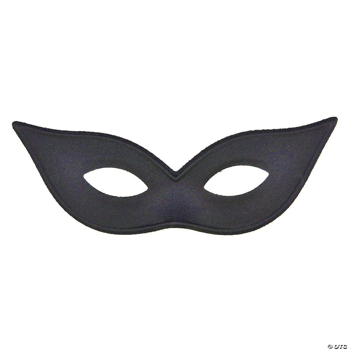 SATIN HARLEQUIN MASK-WHITE