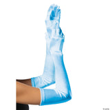 Long White Satin Gloves Halloween Costume Accessory Party Dress Up