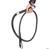 Black Rhinestone Whip Halloween Costume Accessory Party Dress Prop