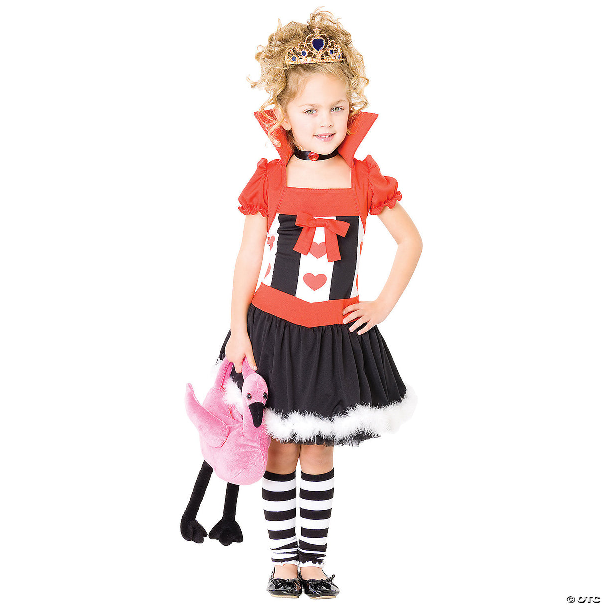 GIRL'S QUEEN OF HEARTS COSTUME UA48108