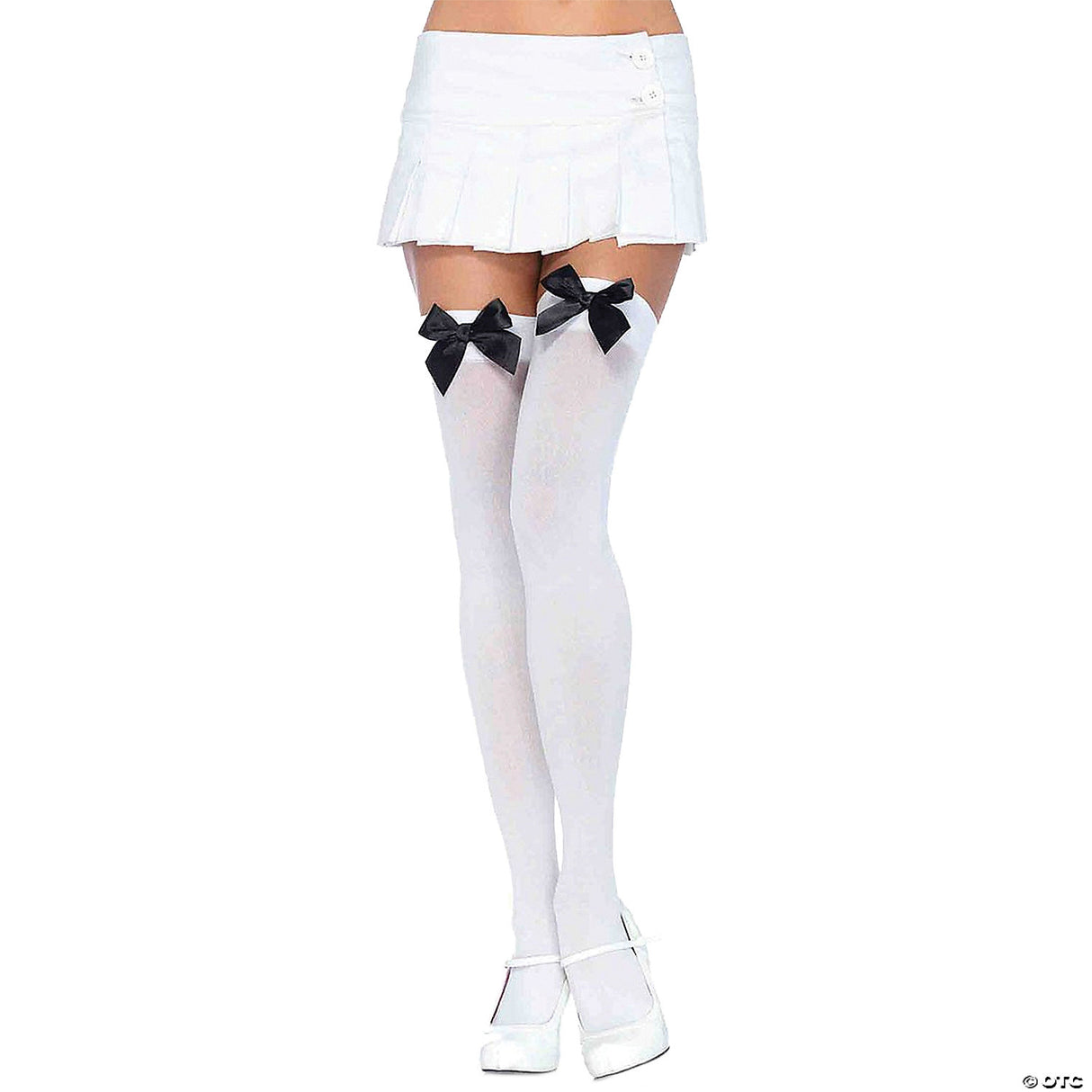 THIGH HIGH STOCKINGS WITH BOW UA6255