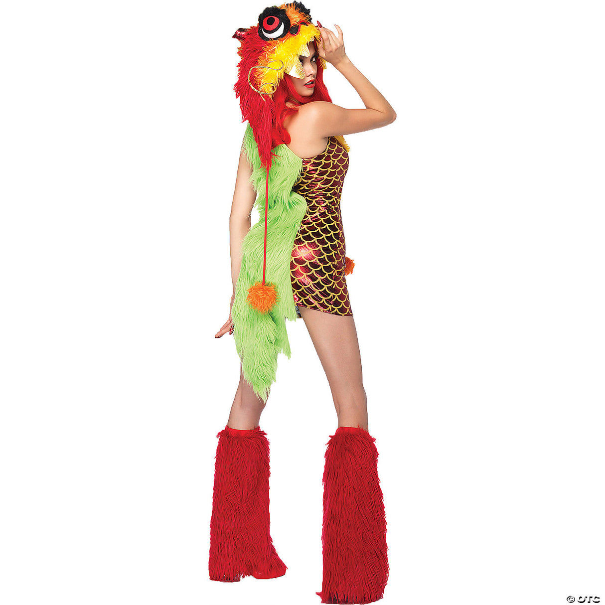 WOMEN'S SEXY DRAGON COSTUME-SM/MD